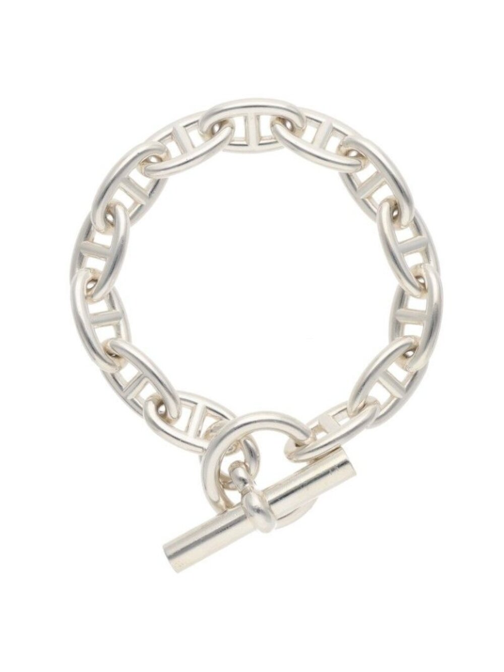 Hermes Chaine D'ancre GM Silver Bracelet